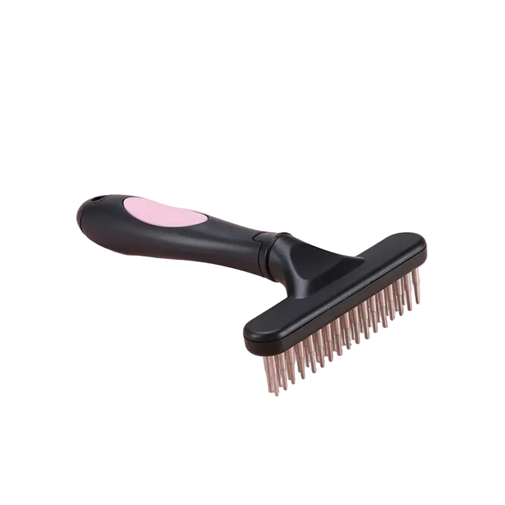 Double-Row Deshedding Rake Comb