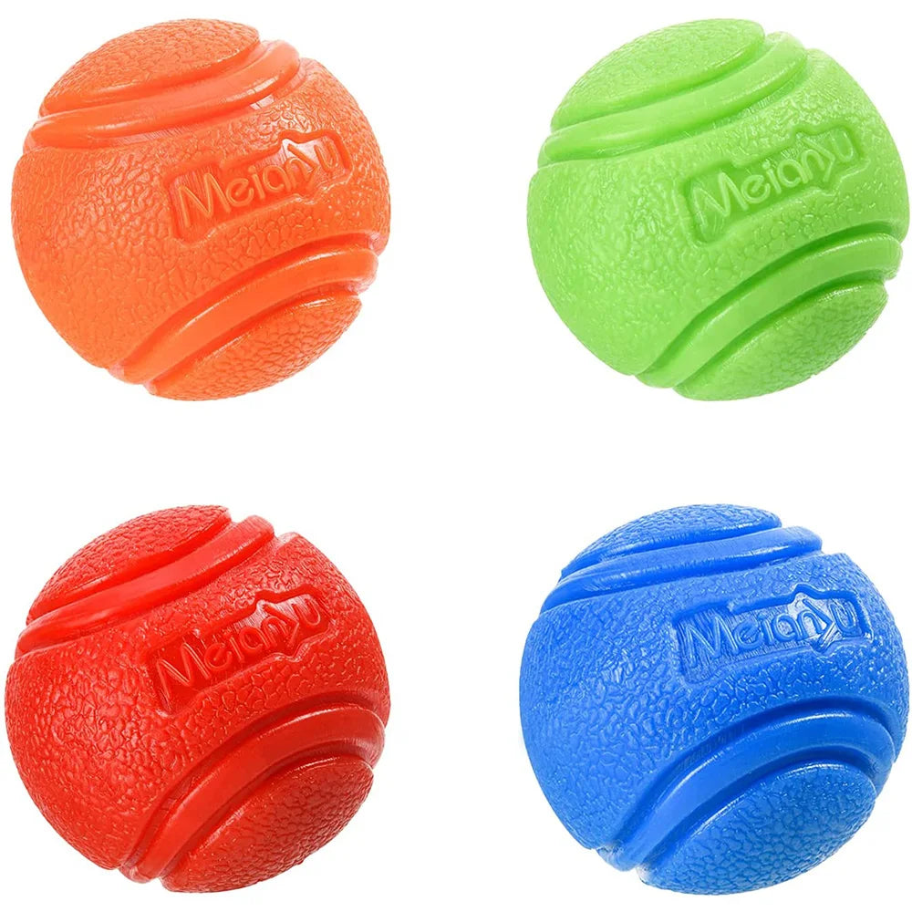 Tough Rubber Dog Ball