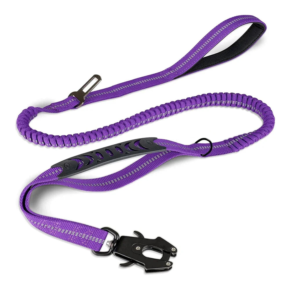 Heavy-Duty Tactical Bungee Dog Lead