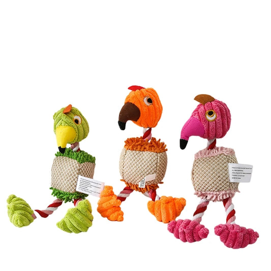 Plush Bird Squeaky Dog Toy