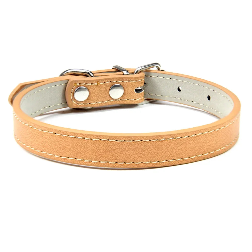 Leather collar