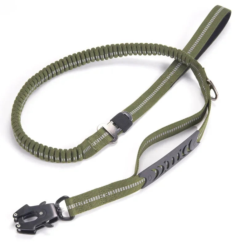 Heavy-Duty Tactical Bungee Dog Lead