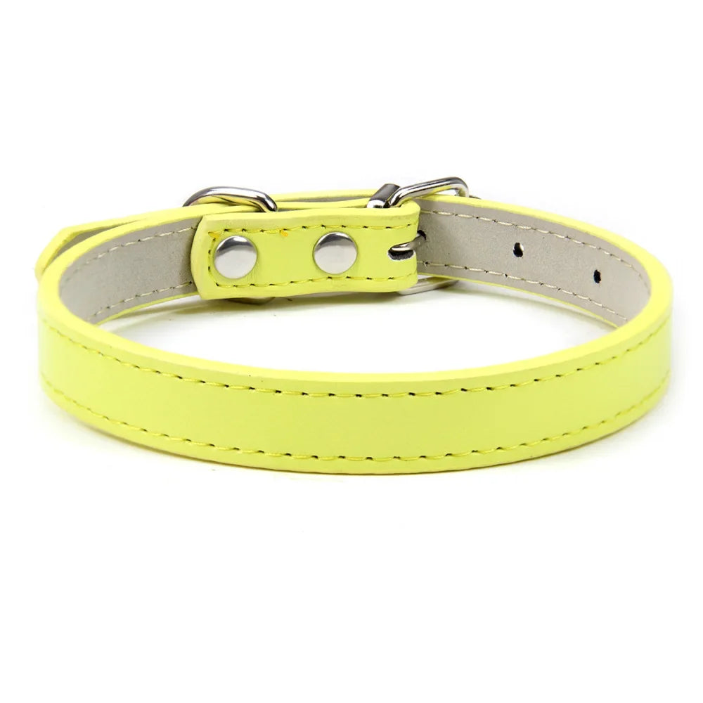 Leather collar