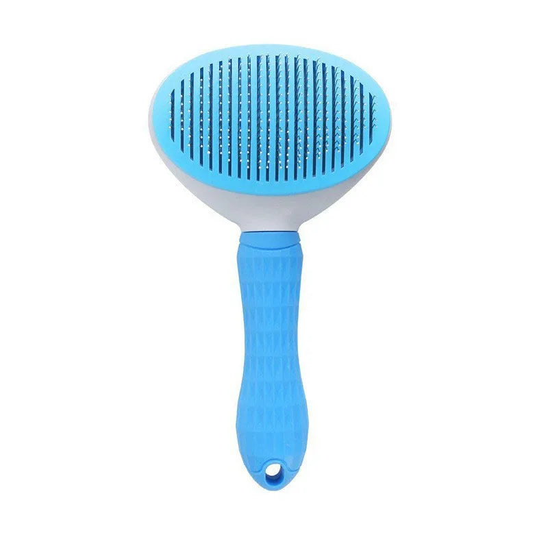 One-Click Auto Cleaning Grooming Brush