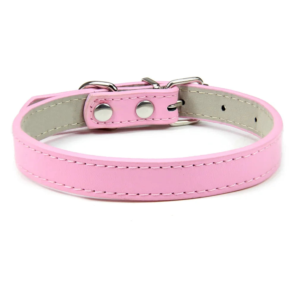 Leather collar