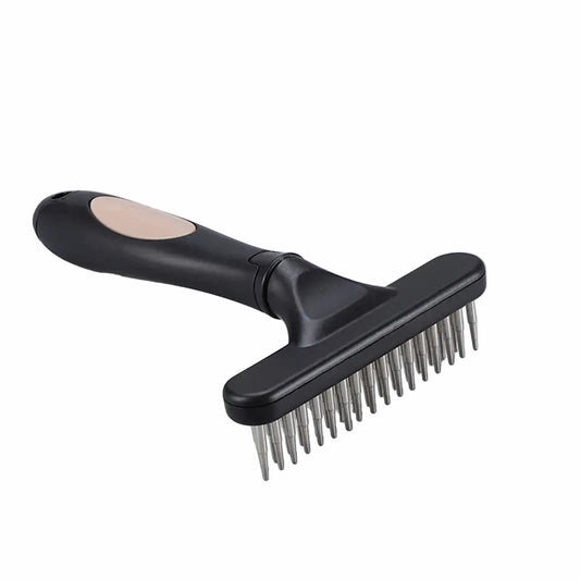 Double-Row Deshedding Rake Comb