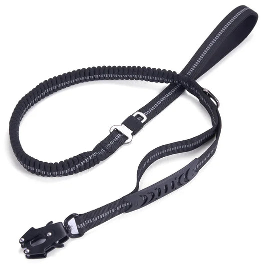Heavy-Duty Tactical Bungee Dog Lead