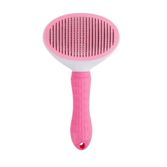 One-Click Auto Cleaning Grooming Brush