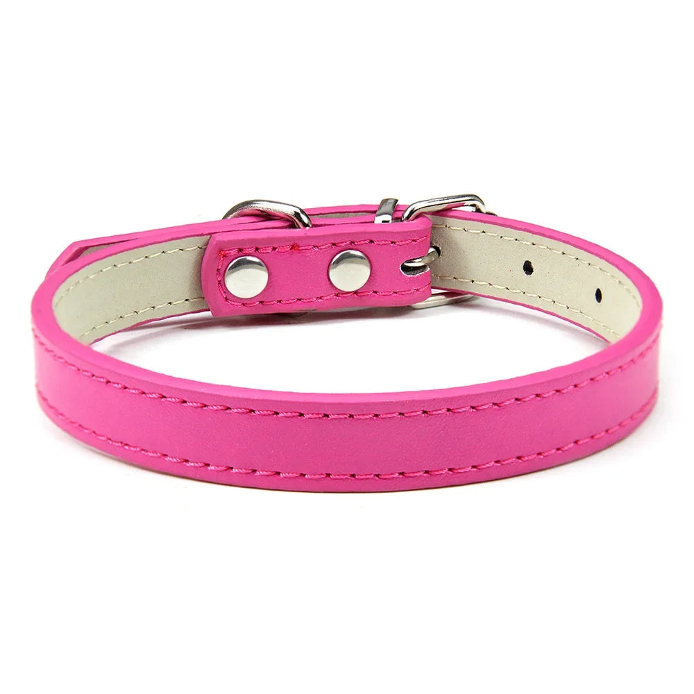 Leather collar
