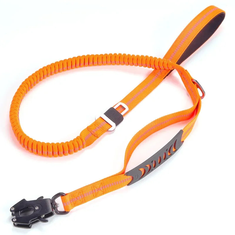 Heavy-Duty Tactical Bungee Dog Lead