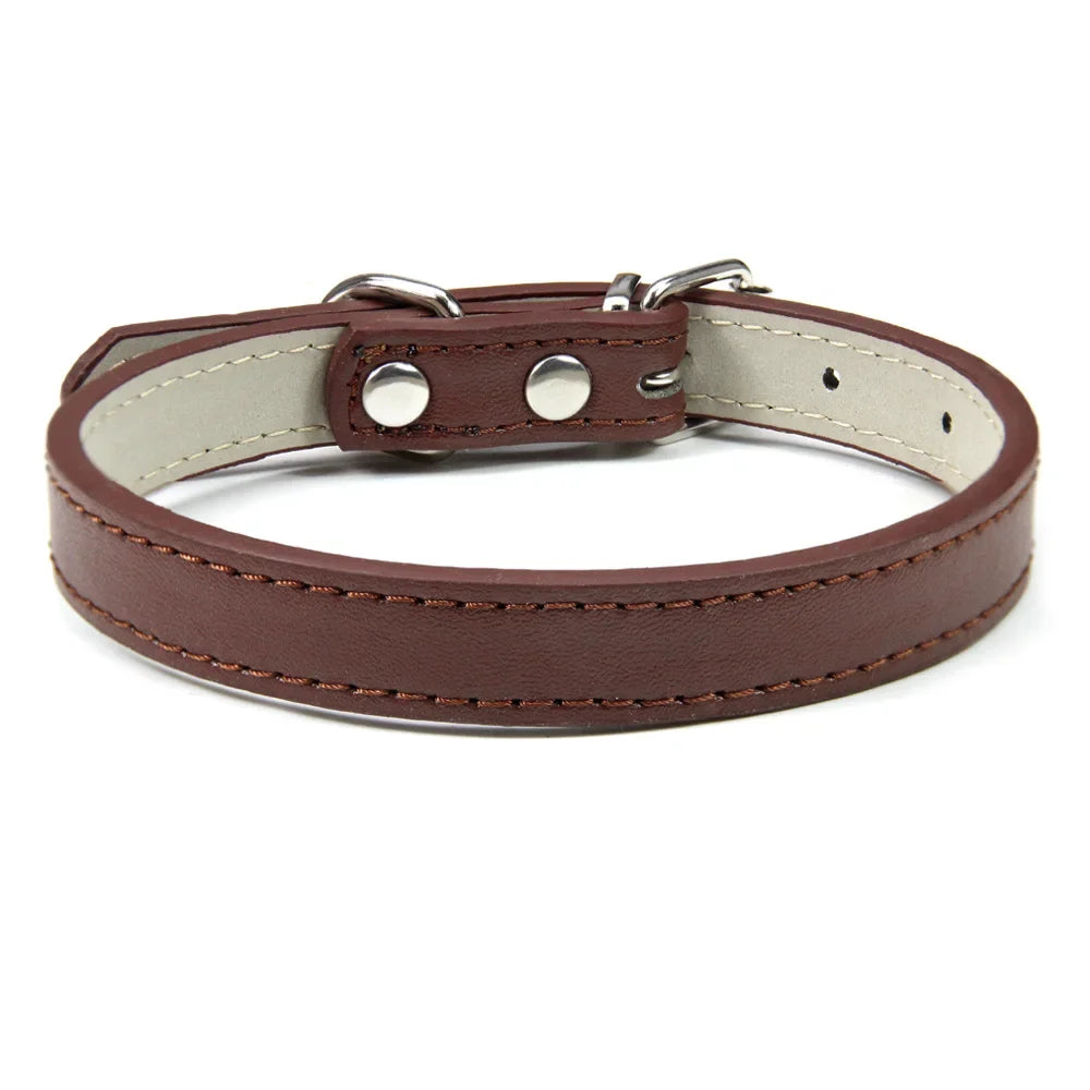Leather collar