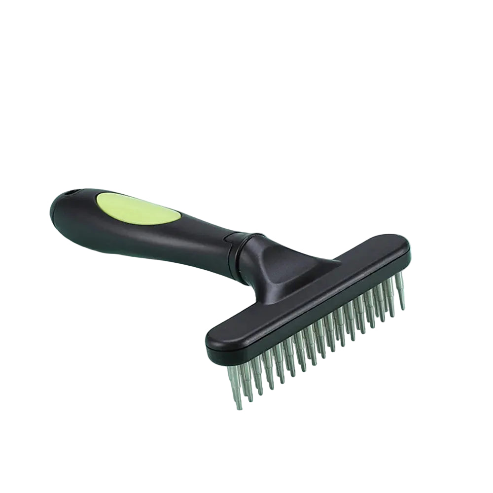 Double-Row Deshedding Rake Comb