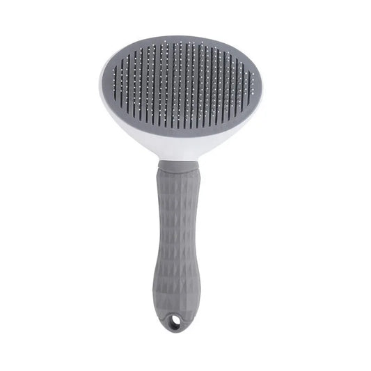 One-Click Auto Cleaning Grooming Brush