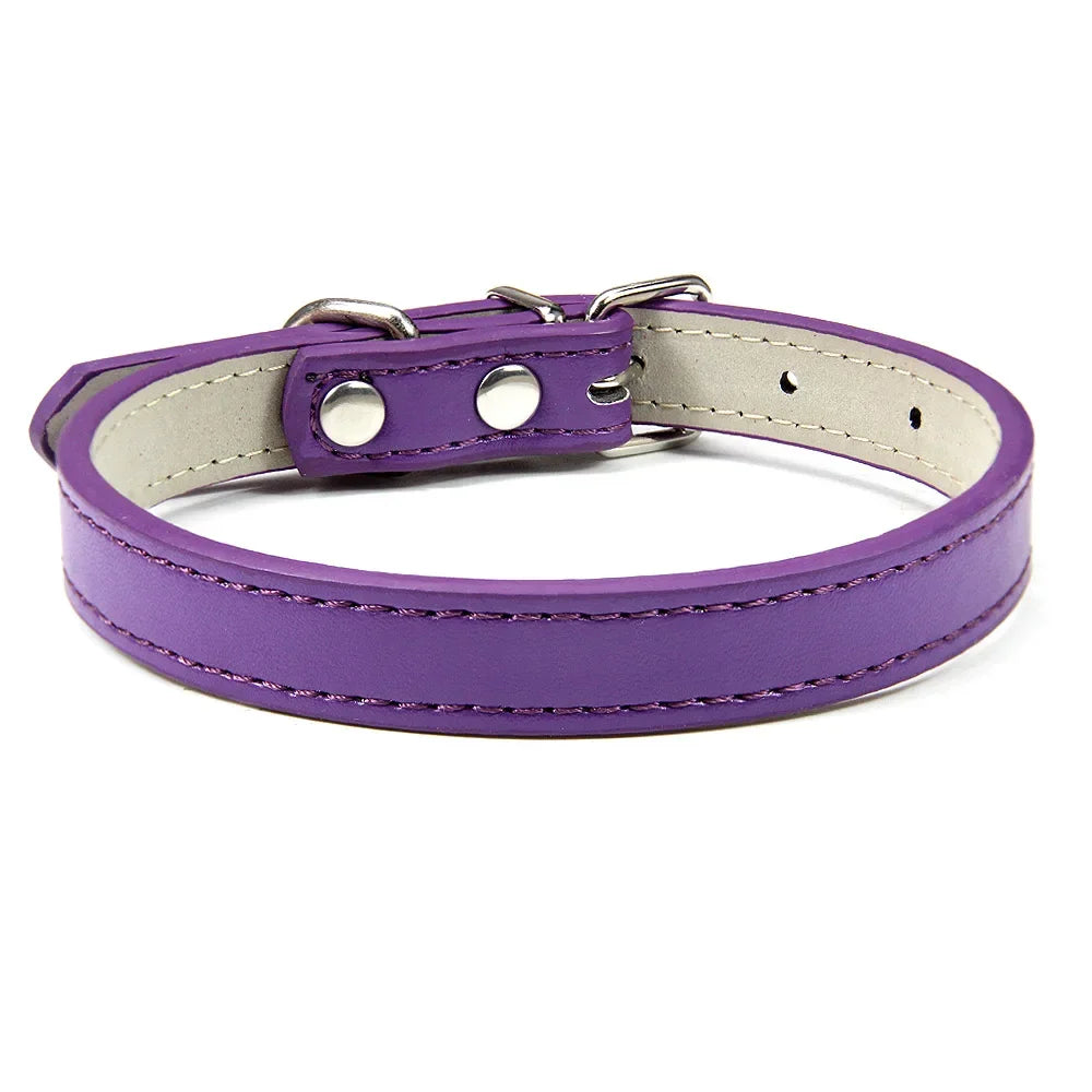 Leather collar