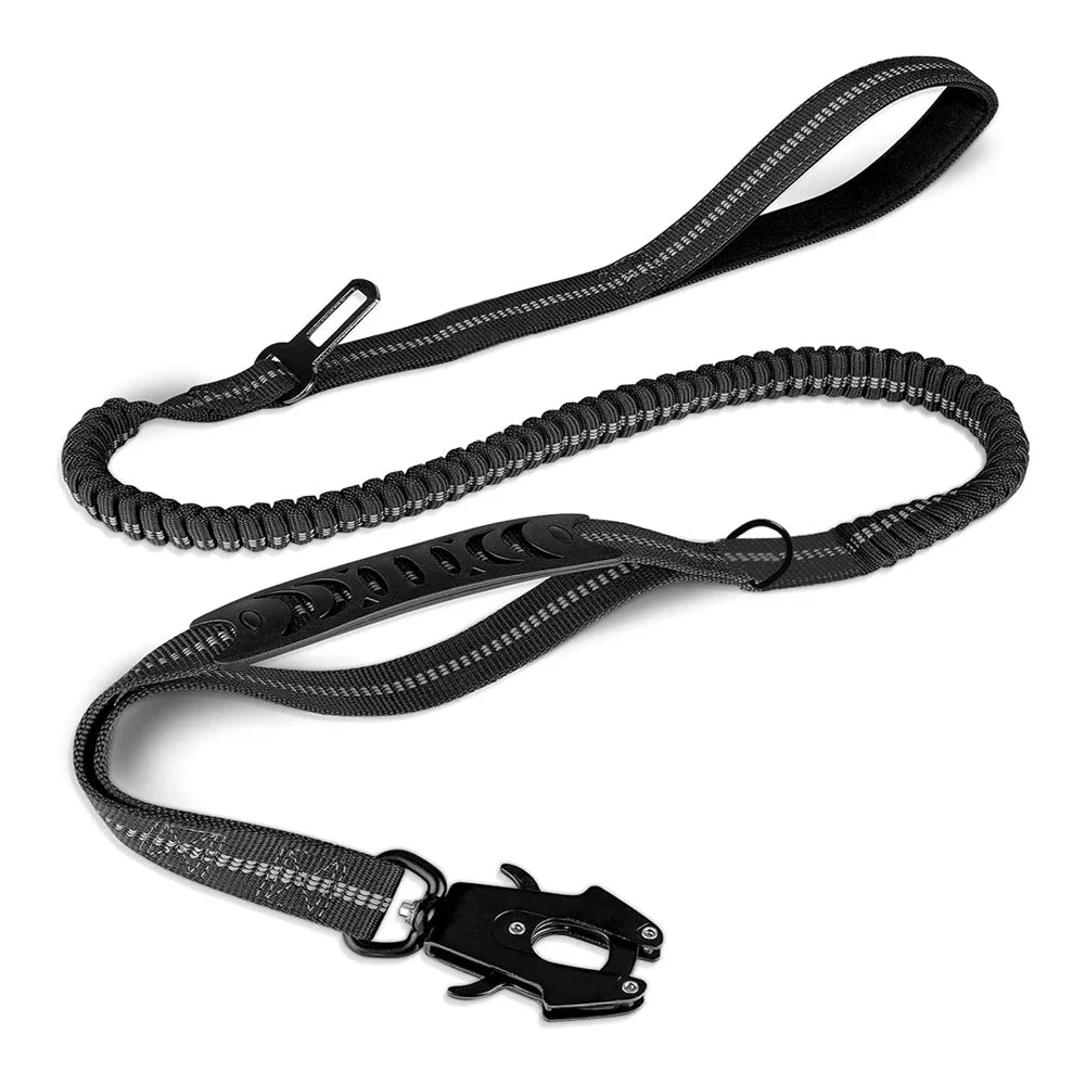 Heavy-Duty Tactical Bungee Dog Lead