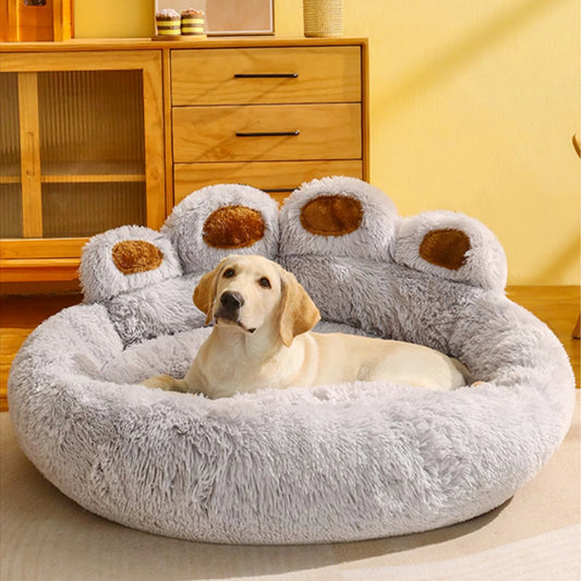 Fluffy Paw Dog Bed